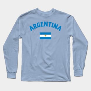 Argentina World Cup Soccer Long Sleeve T-Shirt